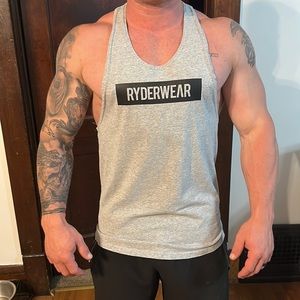 Grey Ryderwear y back tank top size medium